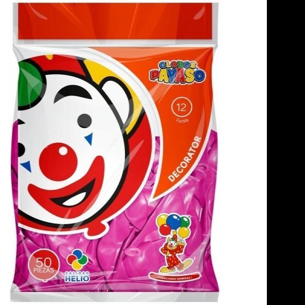 GLOBOS DECORATOR 12 BOLSA C50 PZAS FIUSHA